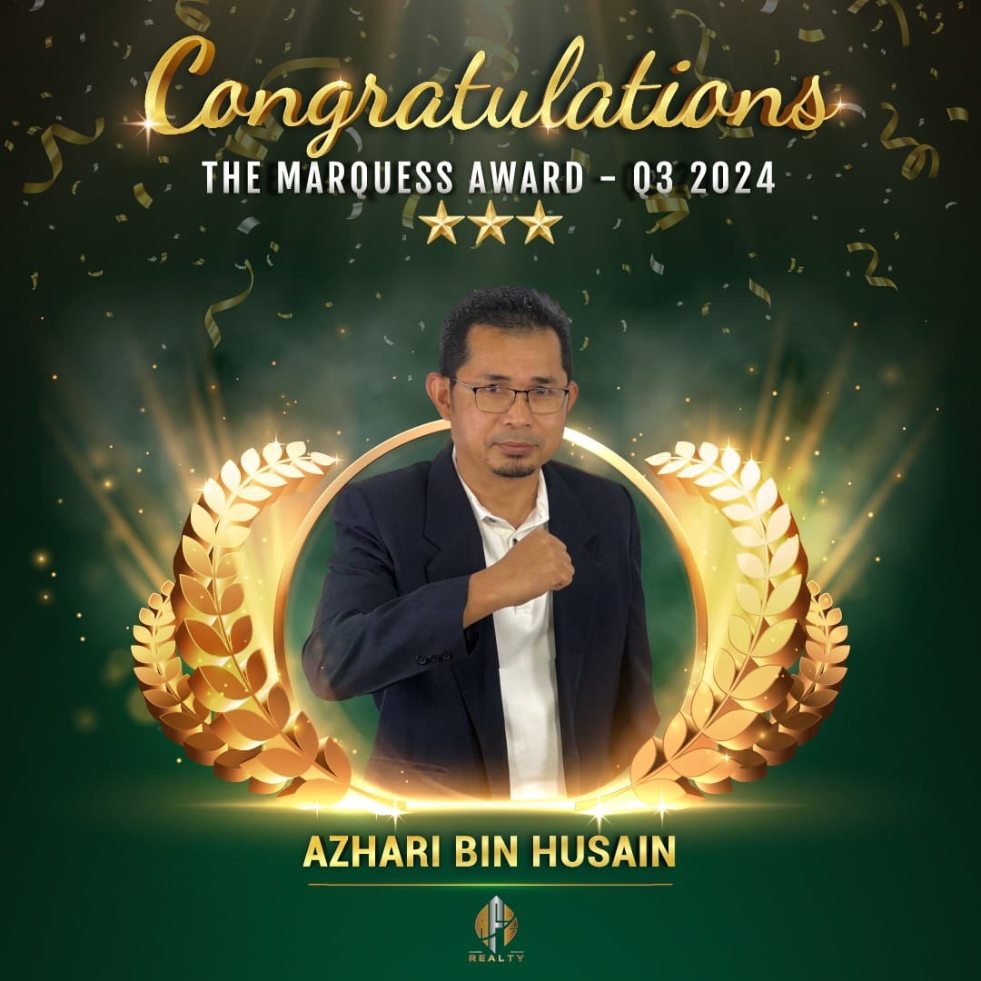 The Marquess Award for Azhari Bin Husain in the third quarter of 2024