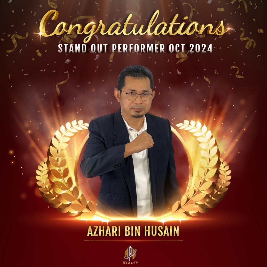 Stand Out Performer award for Azhari Bin Husain in October 2024