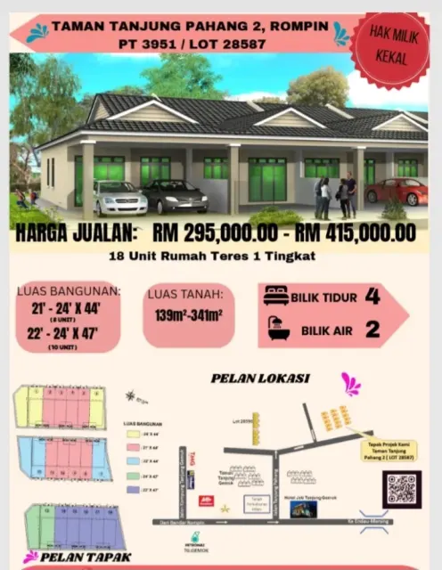 Teres Setingkat Taman Tanjung Pahang 2