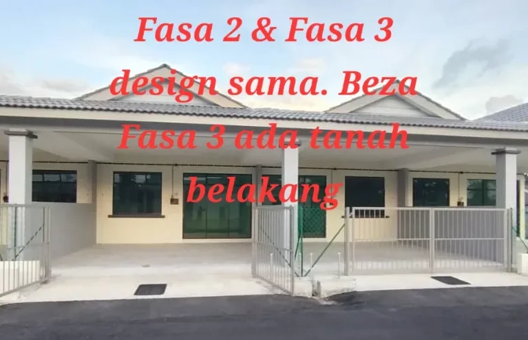 Teres Setingkat Taman Rendang Ixora, Peramu, Pekan.Fasa 3.